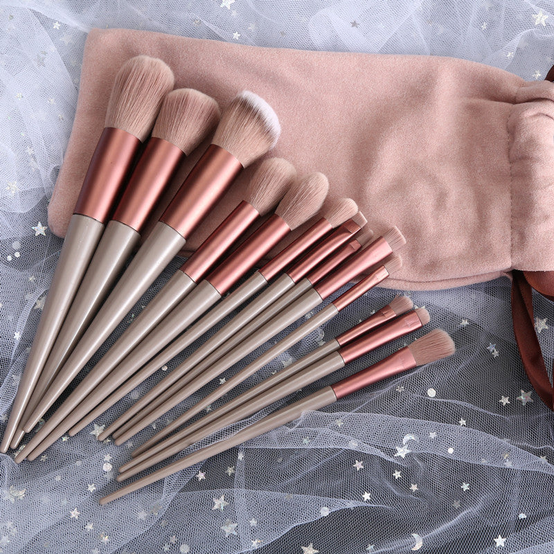 13 Cosmetic Brushes In Box With Bag Set 13 Cosmetic Brushes In Box With Bag Set